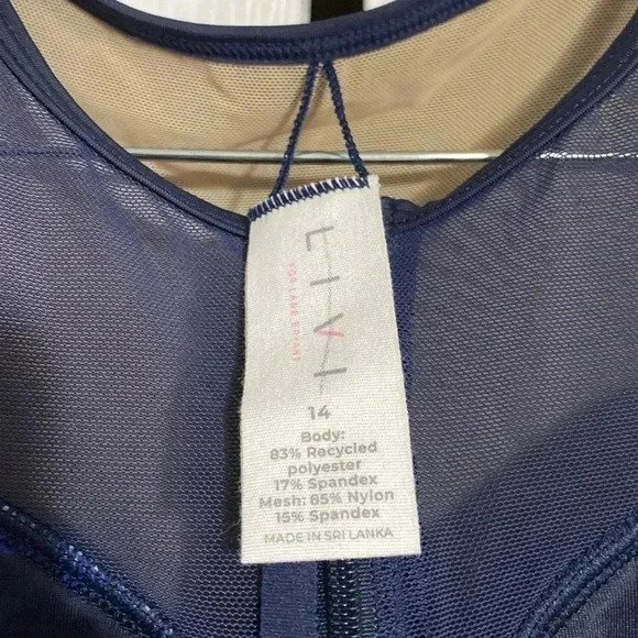 Livi navy blue bathing suit top - Picture 10 of 11